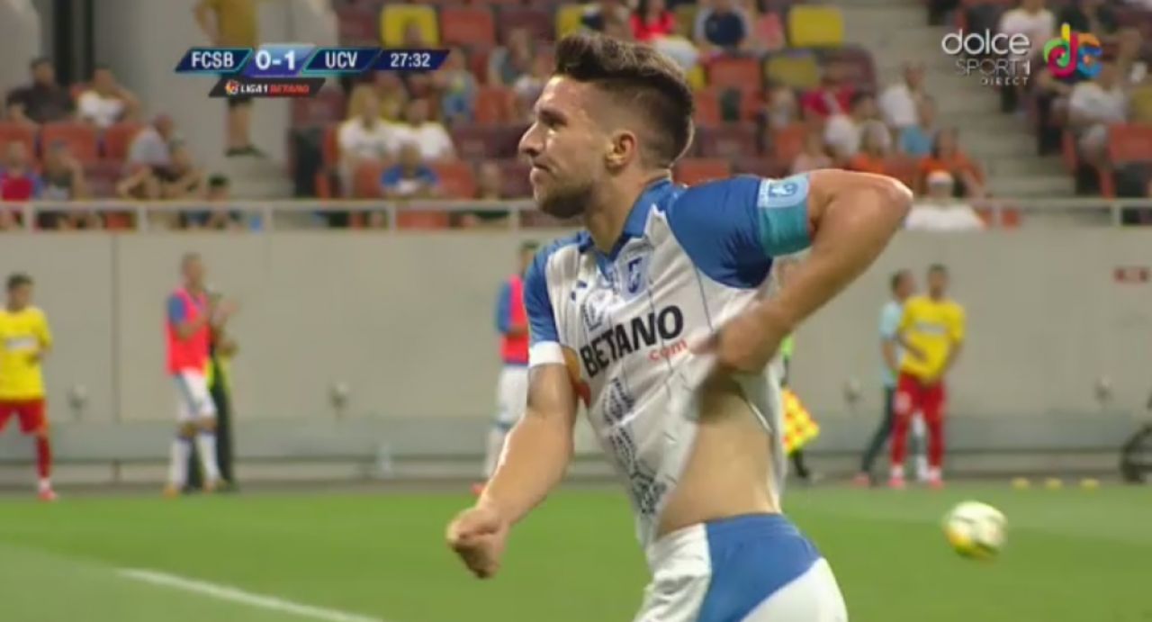 #AB10. Baluta i-a dat gol Stelei si s-a bucurat CA RONALDO. Gestul facut in fata suporterilor ros-albastri_3