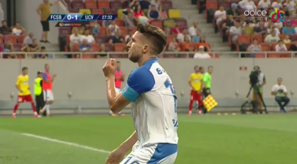 #AB10. Baluta i-a dat gol Stelei si s-a bucurat CA RONALDO. Gestul facut in fata suporterilor ros-albastri_4
