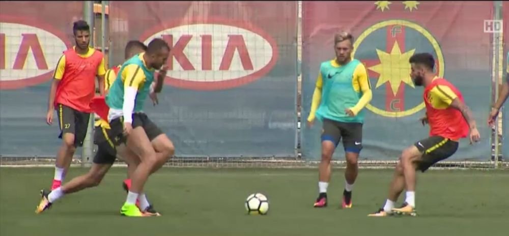 Golofca era sa o COMITA la primul antrenament la Steaua! A fost la un pas sa-si accidenteze un coechipier