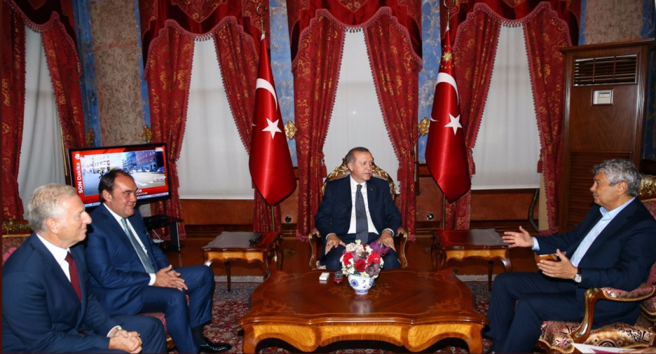 FOTO | Mircea Lucescu s-a intalnit cu presedintele Turciei, Erdogan: