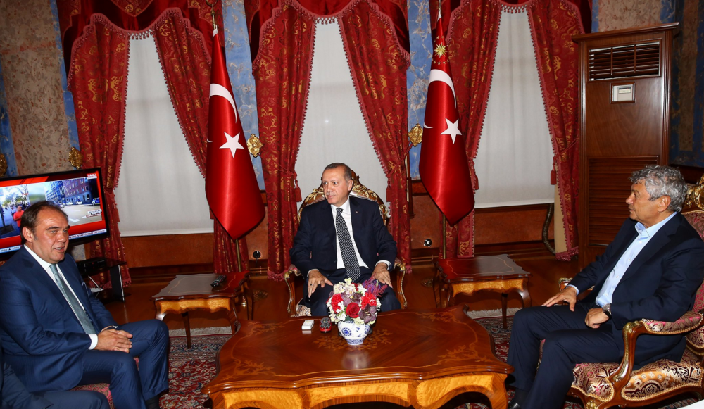 FOTO | Mircea Lucescu s-a intalnit cu presedintele Turciei, Erdogan: 