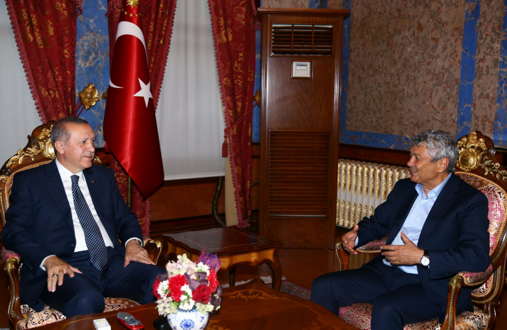 FOTO | Mircea Lucescu s-a intalnit cu presedintele Turciei, Erdogan: 