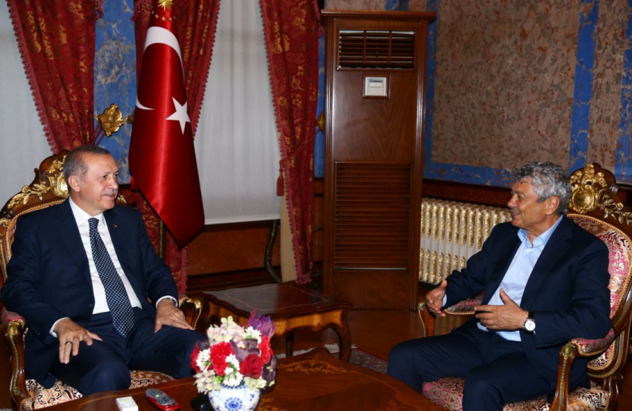 FOTO | Mircea Lucescu s-a intalnit cu presedintele Turciei, Erdogan: