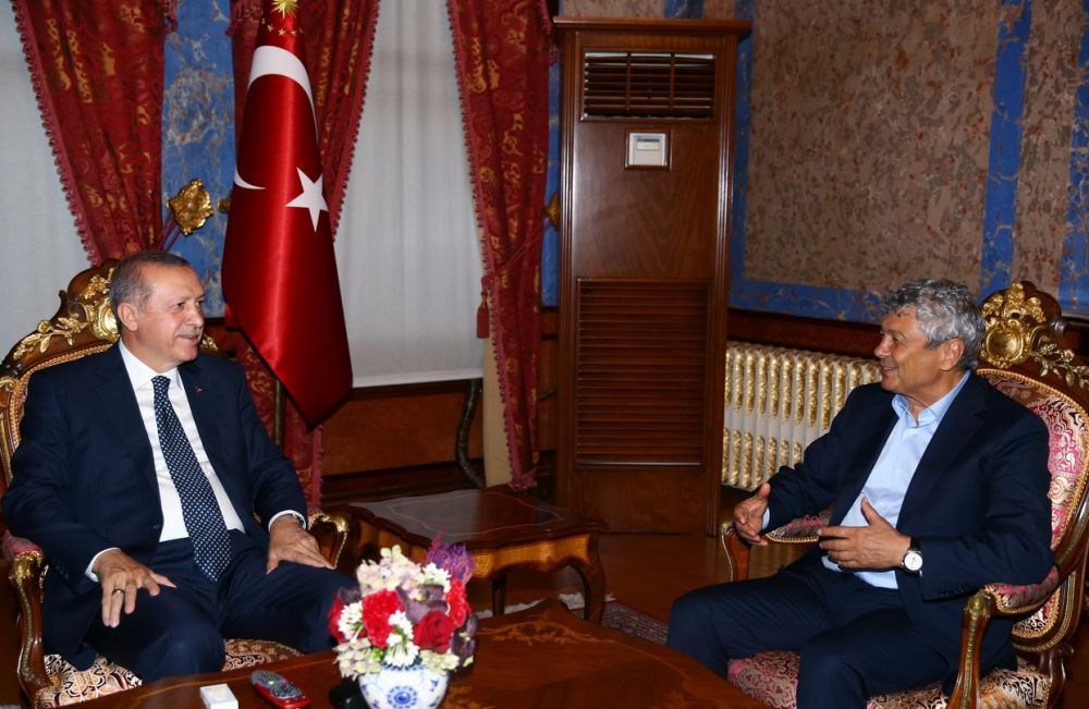 FOTO | Mircea Lucescu s-a intalnit cu presedintele Turciei, Erdogan:
