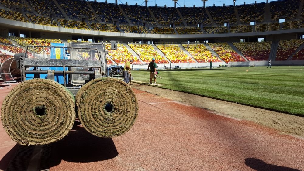EXCLUSIV: Gazonul e GATA si arata excelent!  Primele imagini cu terenul de pe National Arena dupa ce a fost inlocuit in timp RECORD_4