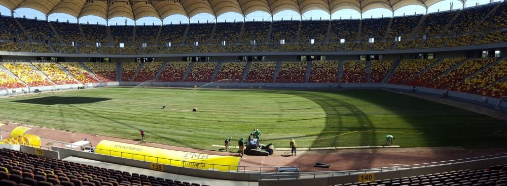 EXCLUSIV: Gazonul e GATA si arata excelent!  Primele imagini cu terenul de pe National Arena dupa ce a fost inlocuit in timp RECORD_7