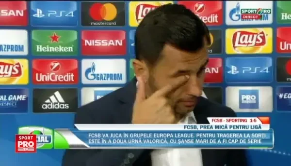 Am fost egali cu Sporting timp de 60 de minute. Am crezut in calificarea asta! Ce spune Dica dupa repriza de IAD cu Sporting