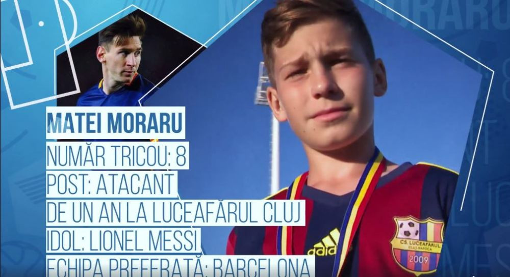NOUL MESSI e roman, are 12 ani si dribleaza genial cu piciorul drept! Pustiul care va juca pentru Romania la cel mai mare turneu MONDIAL dedicat copiilor