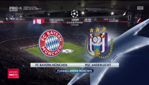 Bayern Munchen 3-0 Anderlecht | Rezumat VIDEO