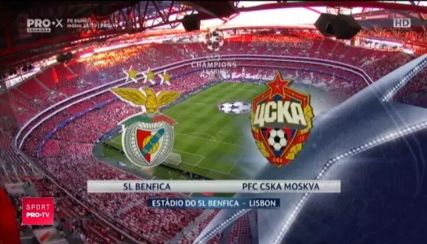 Benfica 1-2 CSKA Moscova | Rezumat VIDEO