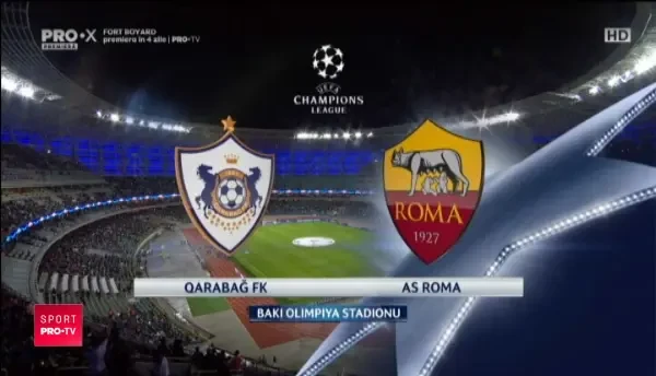 Qarabag 1-2 AS Roma (rezumat)