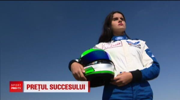 Fata carea vrea sa duca numele Romaniei in F1 n-are carnet! :) Povestea ei e senzationala