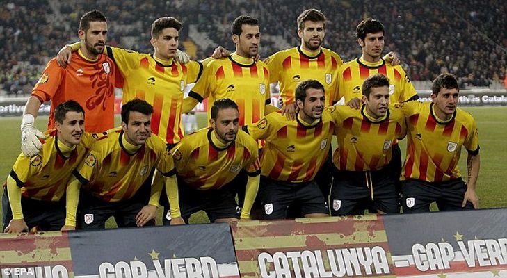 Spania vs. Catalonia! Cum ar arata nationala de fotbal a catalanilor in cazul declararii independentei