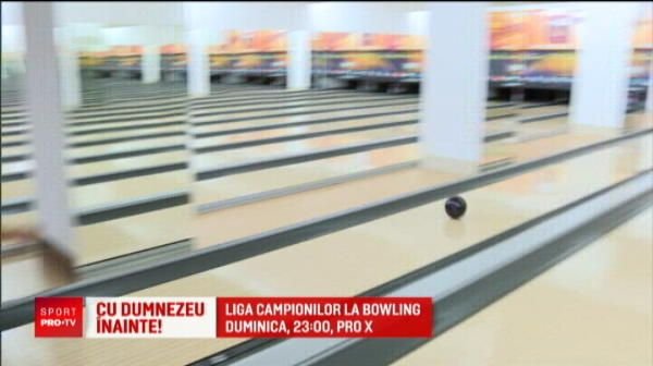 Aparitie TOTAL neasteptata pe pista de bowling! Cine e cel mai TARE concurent de la Europeanul din Bucuresti