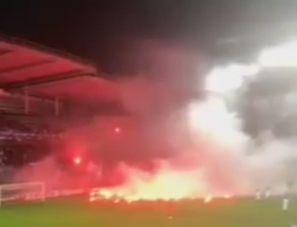 VIDEO | Bosniacii au dezlantuit IADUL in Estonia dupa ratarea calificarii! Meciul a fost intrerupt