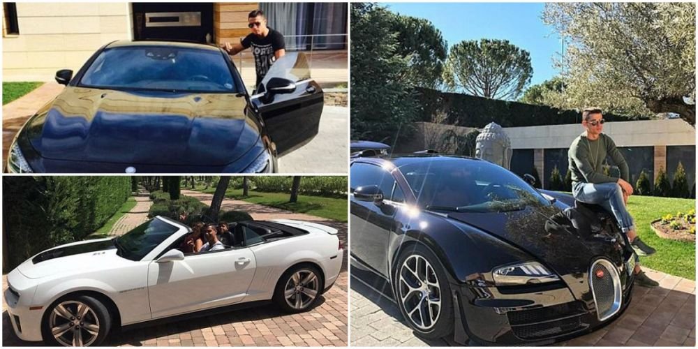 Garajul de 6 MILIOANE de euro al lui Cristiano Ronaldo. Colectia impresionanta de masini a starului portughez: GALERIE FOTO