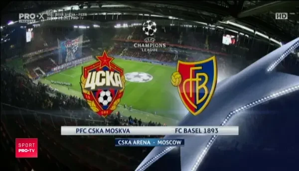 TSKA Moscova 0-2 Basel
