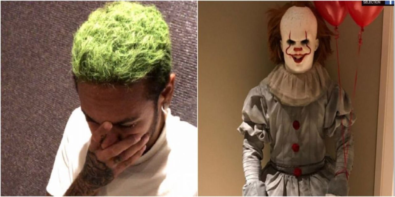 Neymar, cu parul verde, Le Bron James chiar e din filme de groaza! FOTO: Cum s-au pregatit pentru sarbatoarea de Halloween_1