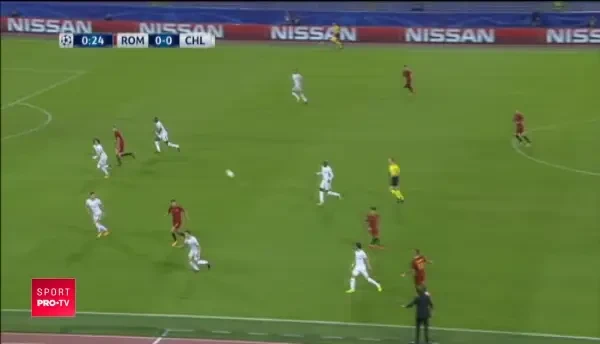 GOL El Shaarawy, in AS Roma - Chelsea | VIDEO