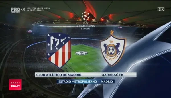 Atletico Madrid 1-1 Qarabag | REZUMAT VIDEO