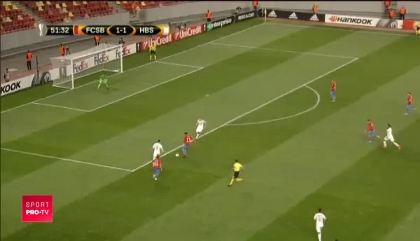 Penalty neacordat - Steaua 1-1 Hapoel