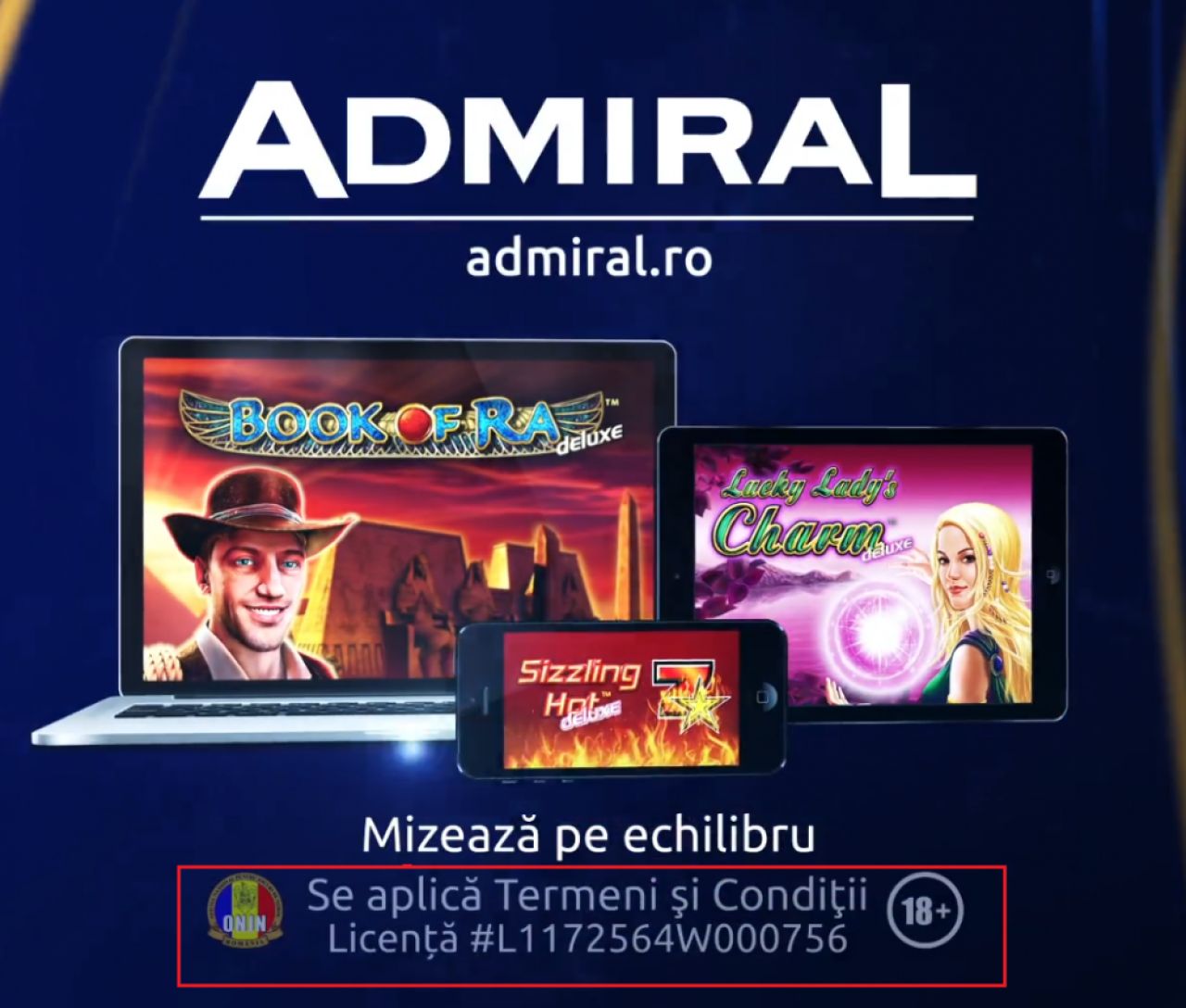 (P) Admiral.ro, noua platforma dedicata jocurilor de cazinou si pariuri sportive_2