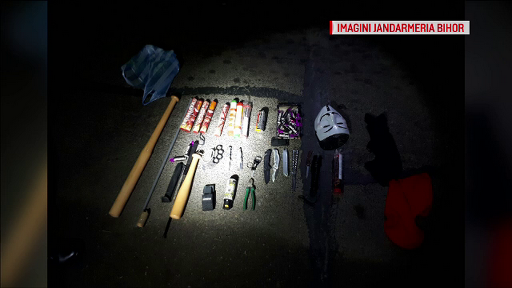 Suporterii maghiari au venit cu ARSENAL DE RAZBOI la Craiova! Captura incredibila a autoritatilor! VIDEO