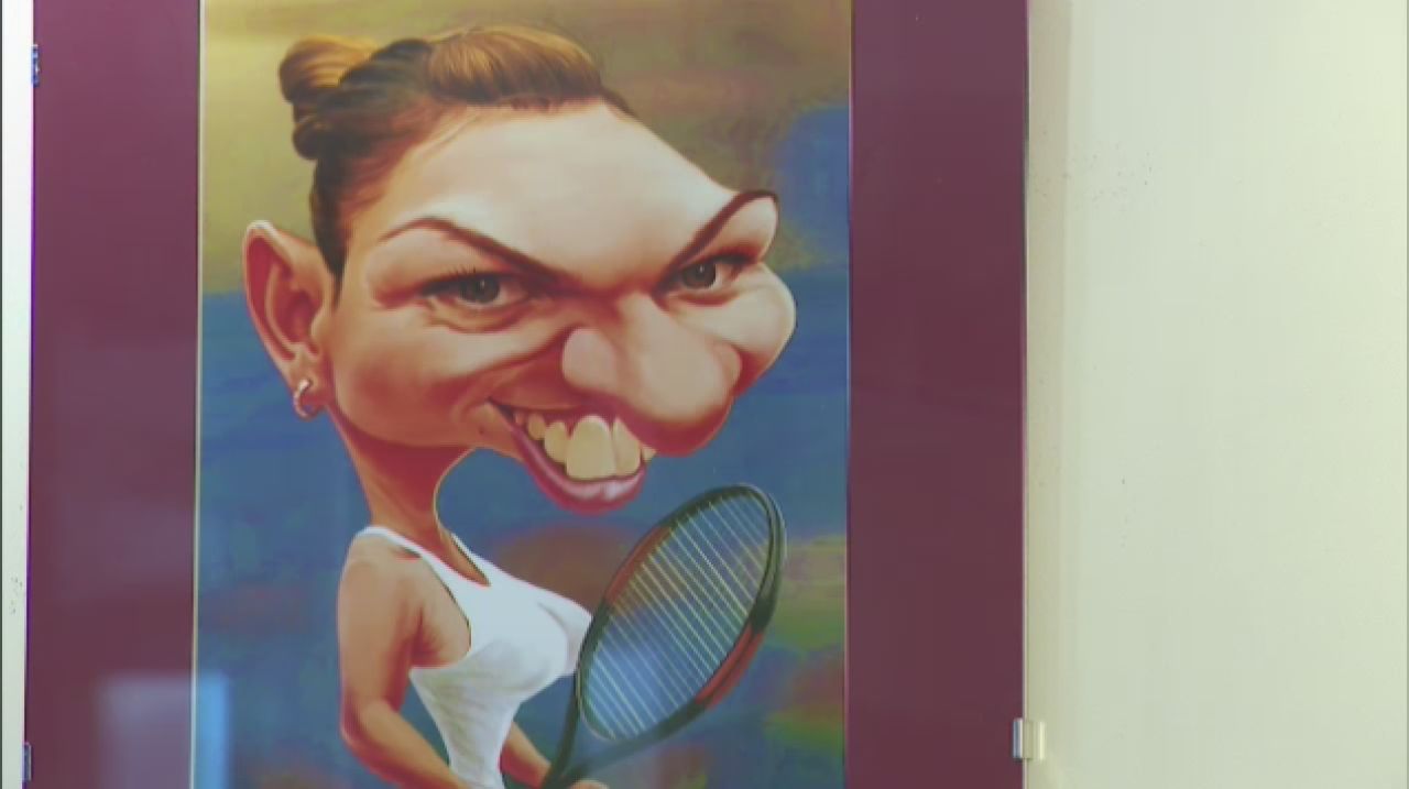 GALERIE FOTO! Expozitie de caricaturi cu Simona Halep la Bucuresti! 140 de artisti din toata lumea si-au trimis creatiile! Cele mai tari 10 imagini_2