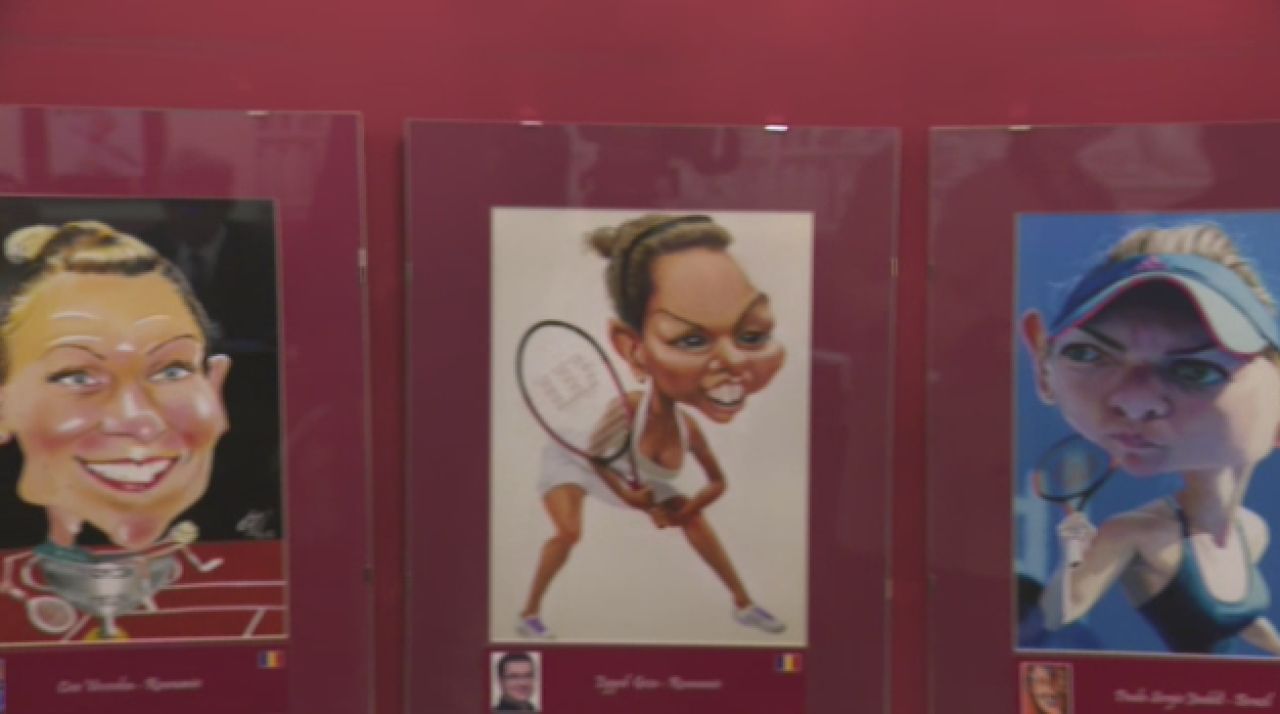 GALERIE FOTO! Expozitie de caricaturi cu Simona Halep la Bucuresti! 140 de artisti din toata lumea si-au trimis creatiile! Cele mai tari 10 imagini_6