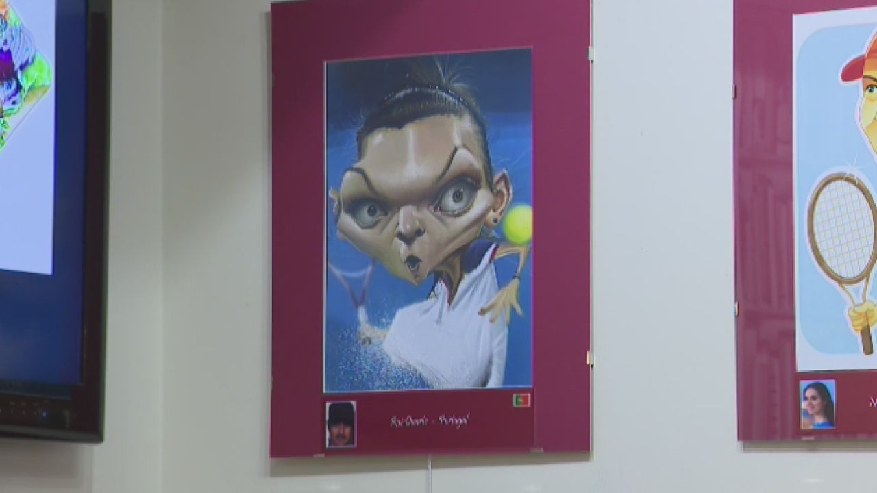 GALERIE FOTO! Expozitie de caricaturi cu Simona Halep la Bucuresti! 140 de artisti din toata lumea si-au trimis creatiile! Cele mai tari 10 imagini_8