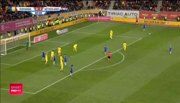 Gol De Jong vs Romania