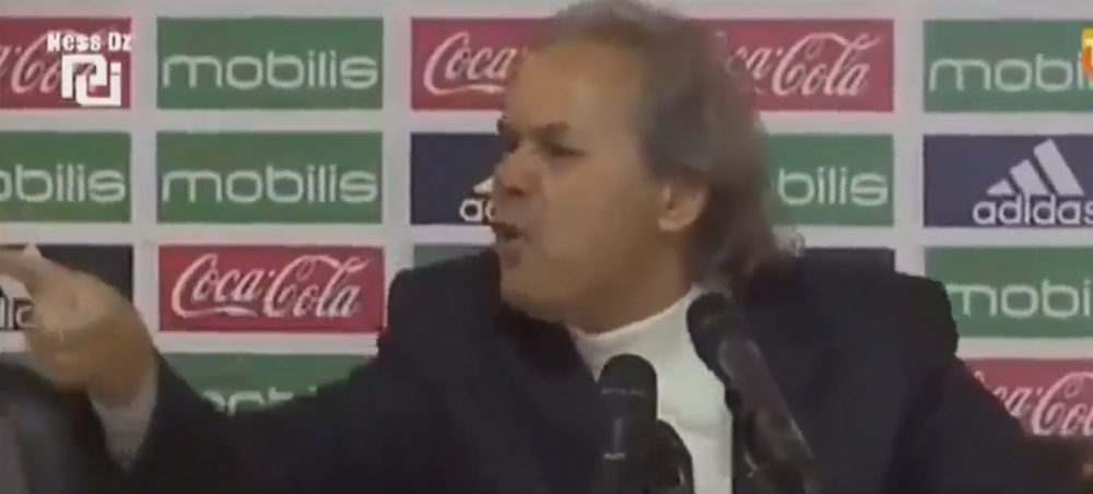 VIDEO IREAL! Selectionerul Algeriei a fost scos din minti de un jurnalist. Cum a reactionat
