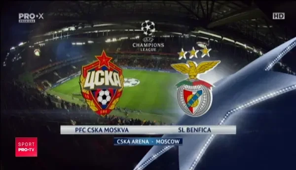 Rezumatul meciului TSKA Moscova - Benfica