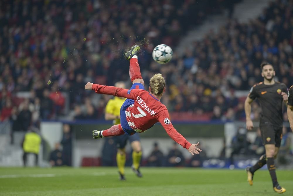Golul de 100 de milioane de euro din Liga Campionilor! Reusita FABULOASA a lui Griezmann in fata Romei! VIDEO