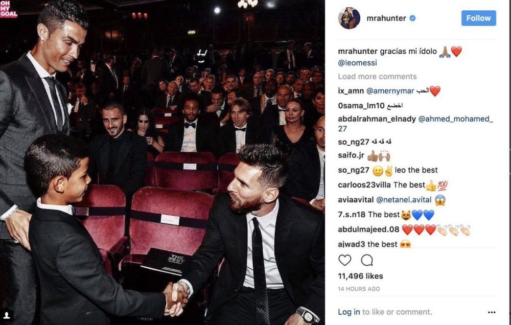 GENIAL! Ce s-a intamplat la scurt timp dupa ce fiul lui Ronaldo a anuntat pe net ca Messi e idolul sau! FOTO