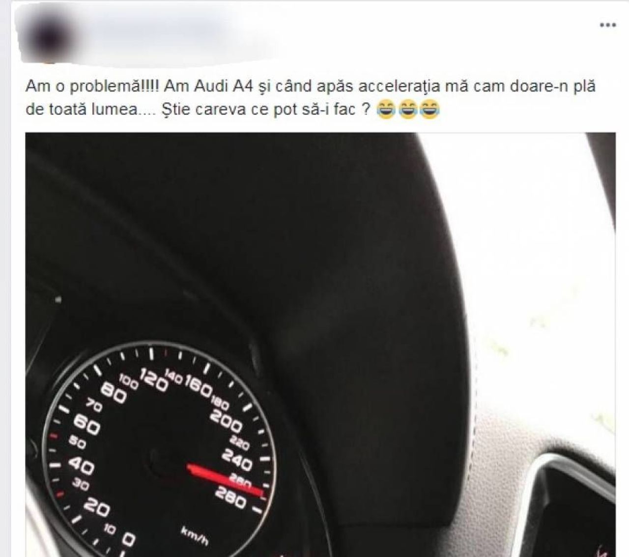 S-a filmat cand gonea cu 270 KM/H in Constanta: