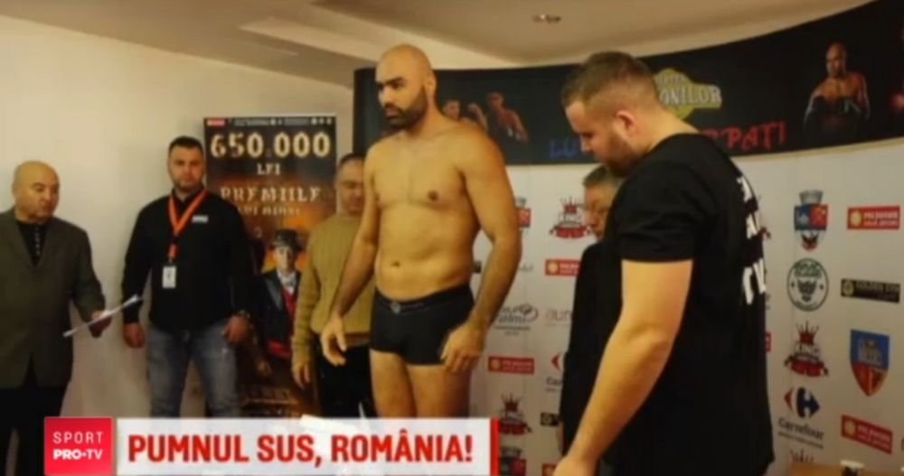 Romania da KOmanda, vineri seara, la ProX! Durii din box au trecut azi cantarul