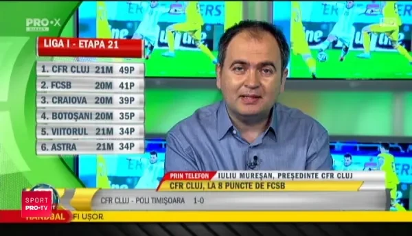 Fantoma BLATULUI asupra Ligii 1? Muresan, ironic dupa victoria CFR-ului: "Sunt multe rezultate care nu se explica. Nu ma astept sa bata Botosaniul cu Steaua, cred ca bate Steaua!"