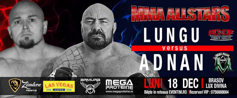 Sandu Lungu se costumeaza in Mos Craciun si intra in cusca pentru ultimul meci al anului! Gala MMA All Stars e luni la ProX!