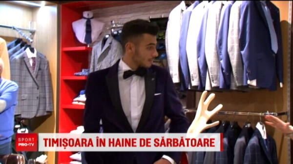 Jucatorii Timisoarei si-au cautat costume pentru Mos Craciun! Popa trebuie sa-l bata pe Miriuta pentru ca echipa sa ia prima de sarbatori! VIDEO