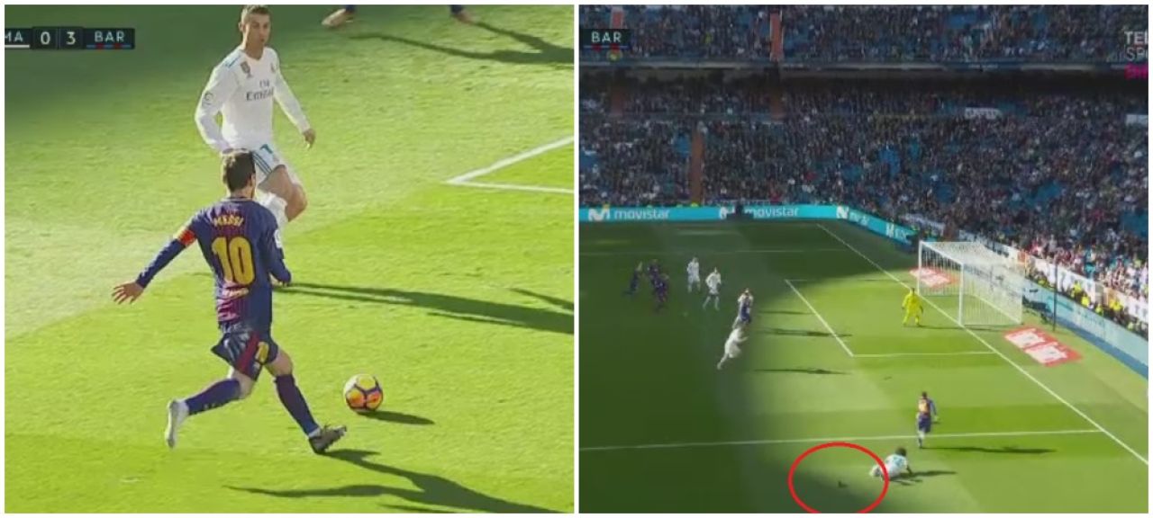 Faza fabuloasa care arata ca Messi e DE NEOPRIT! Argentinianul a jucat descult la faza golului de 3-0 de pe Bernabeu_1