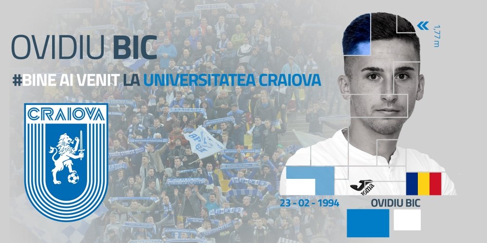 OFICIAL | Craiova a anuntat si ea primul transfer pe 2018! Oltenii si-au luat mijlocas din Liga I cu 200.000 euro