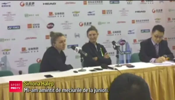 Simona, moarta de foame dupa o zi nebuna in China! :)) Ce le-a zis sefilor turneului dupa cele doua trofee castigate