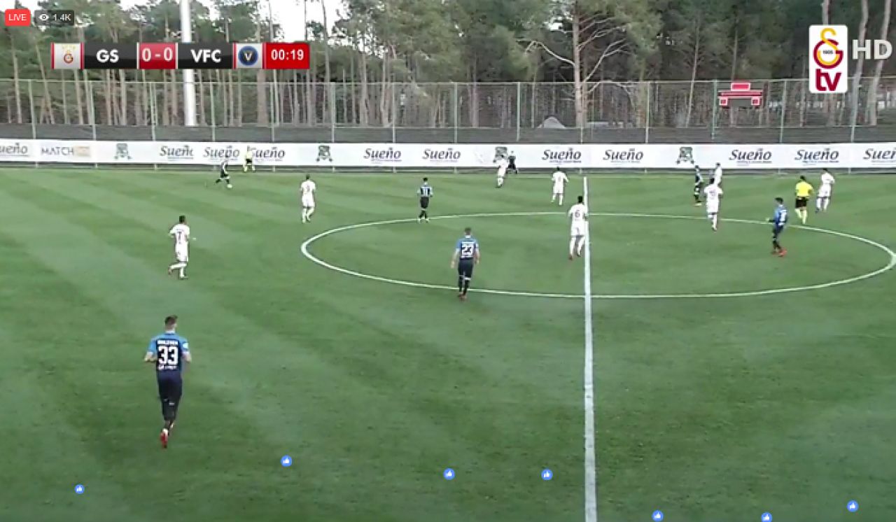 Galatasaray 2-0 Viitorul! Gica Hagi a tipat la Ianis de pe margine! Hagi jr, o prima repriza reusita_4