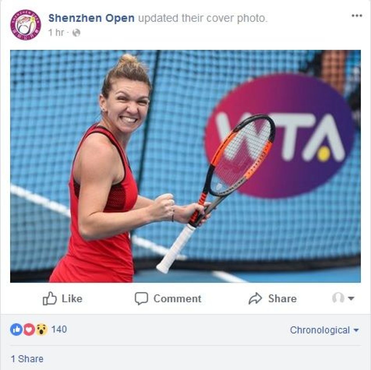 AUSTRALIAN OPEN, SIMONA HALEP // Gest superb al organizatorilor de la Shenzen: reactia imediata dupa victoria superba a lui Halep cu Pliskova_3