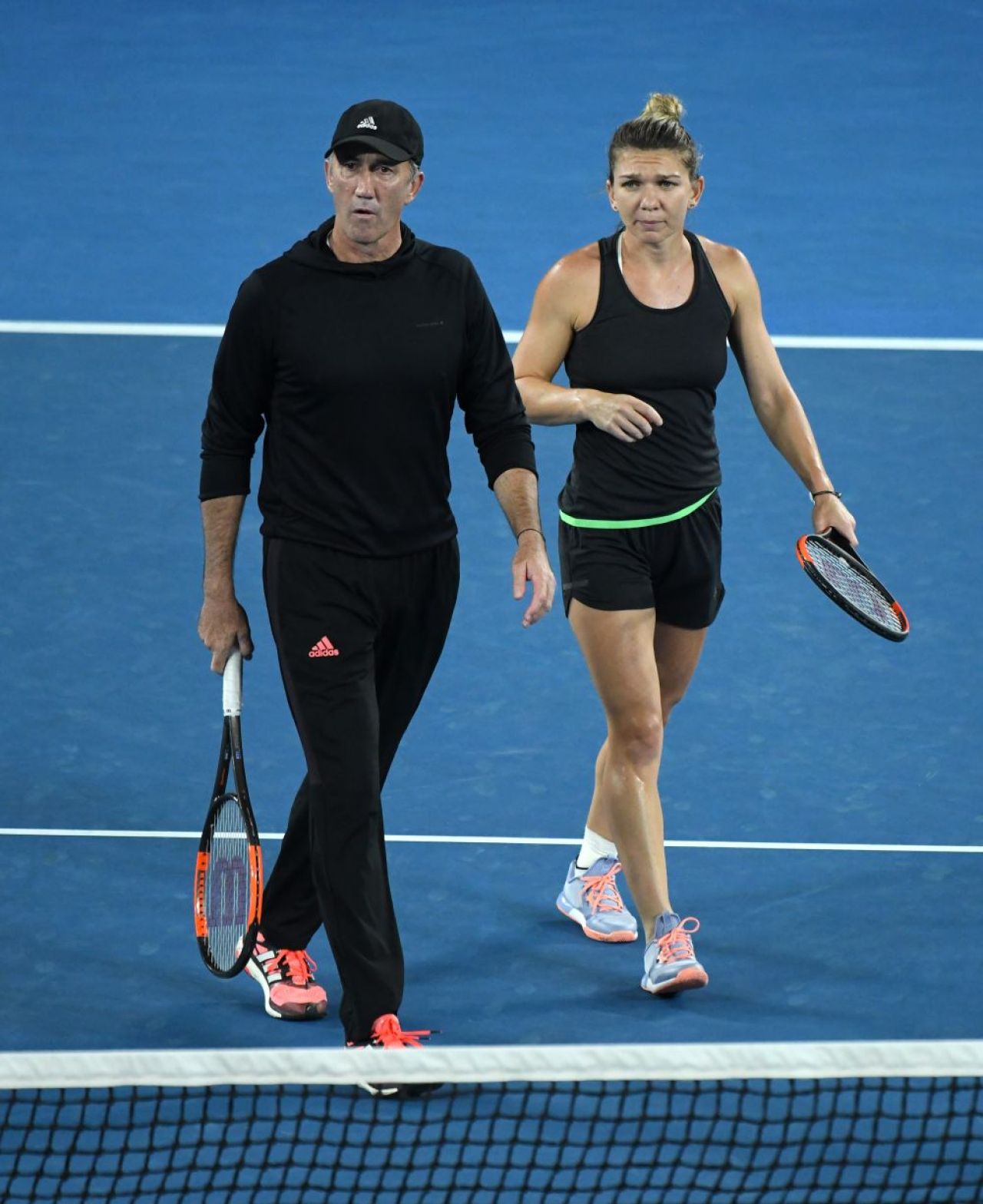 AUSTRALIAN OPEN // Imagini de ULTIMA ORA de la Melbourne! Ce a facut Simona cu o zi inainte de marea finala: