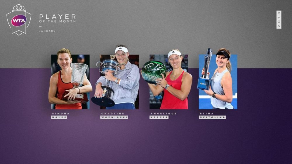SIMONA HALEP // ULTIMA ORA: Simona Halep, nominalizata de WTA la titlul de jucatoarea lunii ianuarie. Cele trei jucatoare cu care se lupta