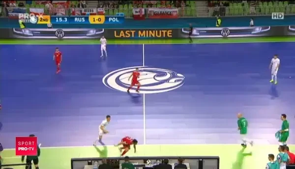 GOL Polonia, in meciul cu Rusia, la UEFA EURO 2018 Futsal