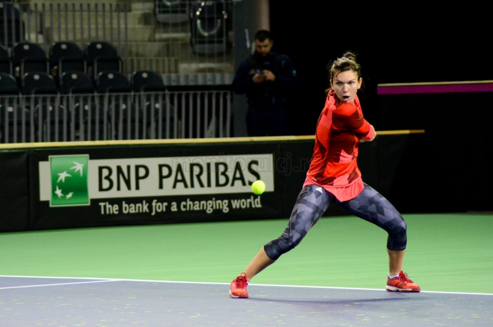 SIMONA HALEP, provocata la un meci UNIC de campioana europeana de tenis de masa: Cine pierde, plateste!