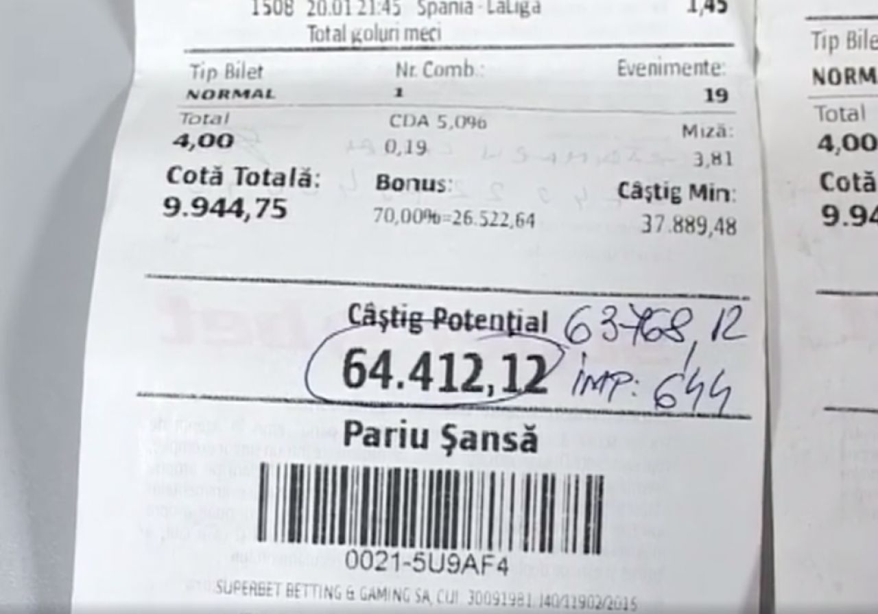 Uluitor! Un bacauan a castigat cel mai mare premiu din istoria pariurilor in Romania cu 42 DE BILETE jucate_3